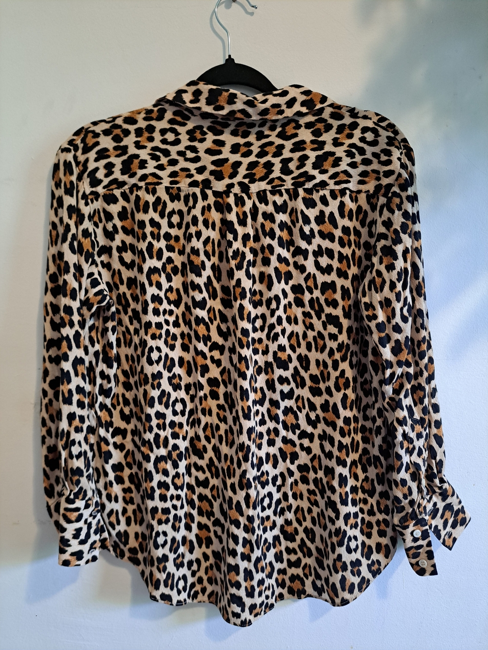 ZARA Woman Leopard Print Button-Up Blouse Size S | Animal Print - Picture 8 of 13
